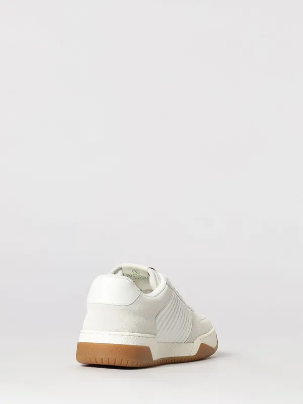 Valentino garavani Sparry Quilted Leather and Suede Sneakers White (YS0M78ZZM0BO) (2)