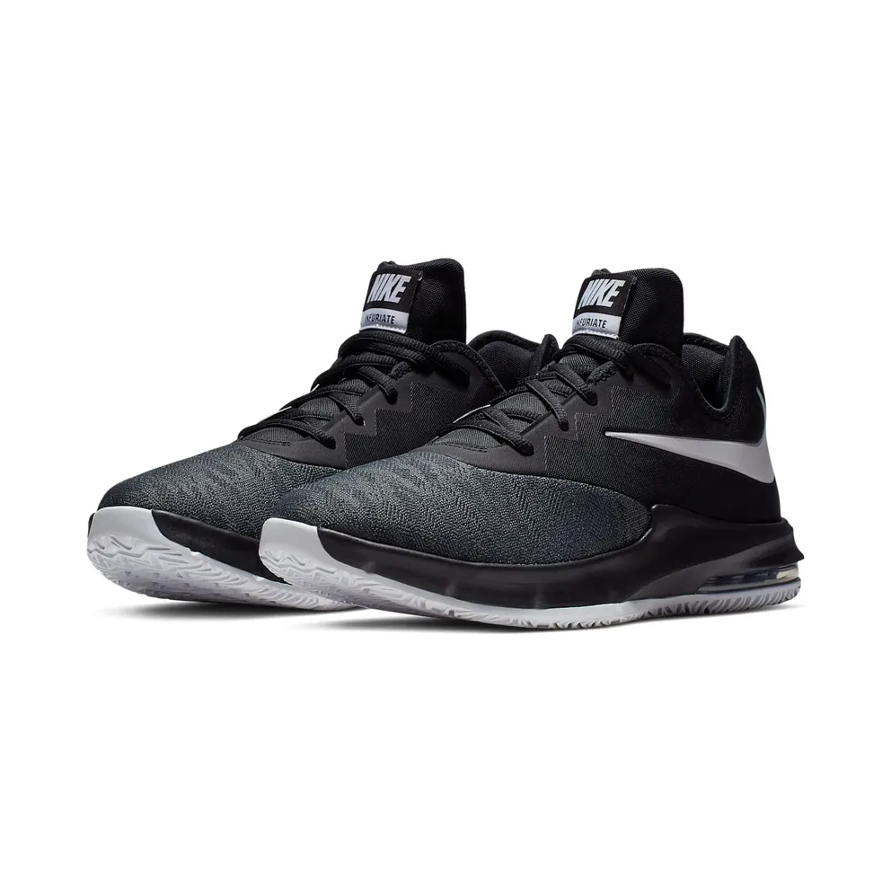 Nike Air Max Infuriate III Low Black Black Dark Grey White (AJ5898-001)