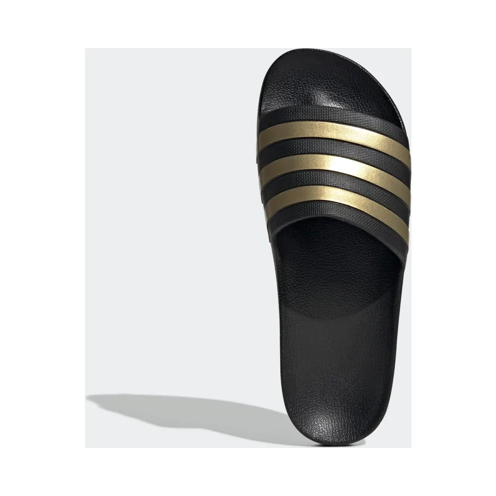 Adidas Adilette Aqua Slides Core Black / Gold Metallic / Core Black (EG1758)