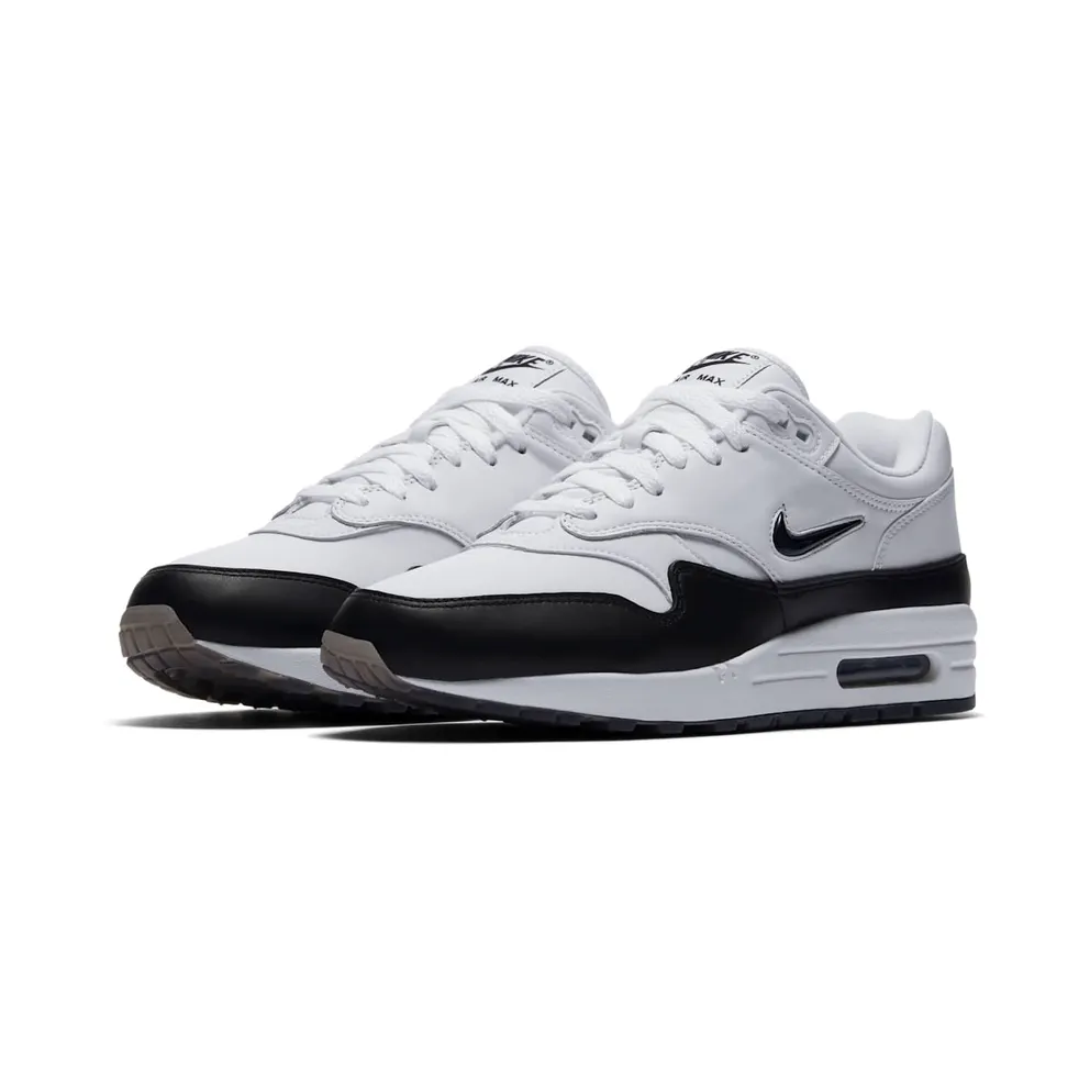 Nike Air Max 1 Jewel White Black (2017) (918354-100)