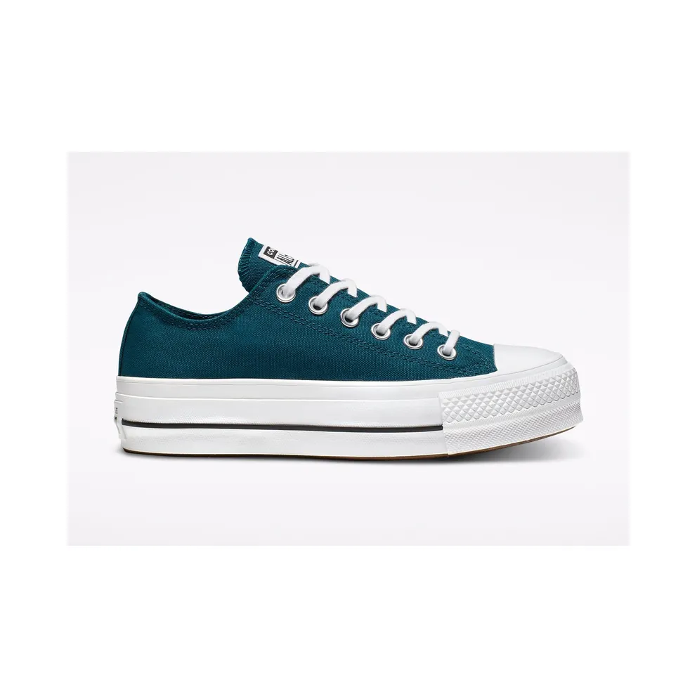 Converse Chuck Taylor All Star Lift Ox “Midnight Turq/White/Black” (566283C)