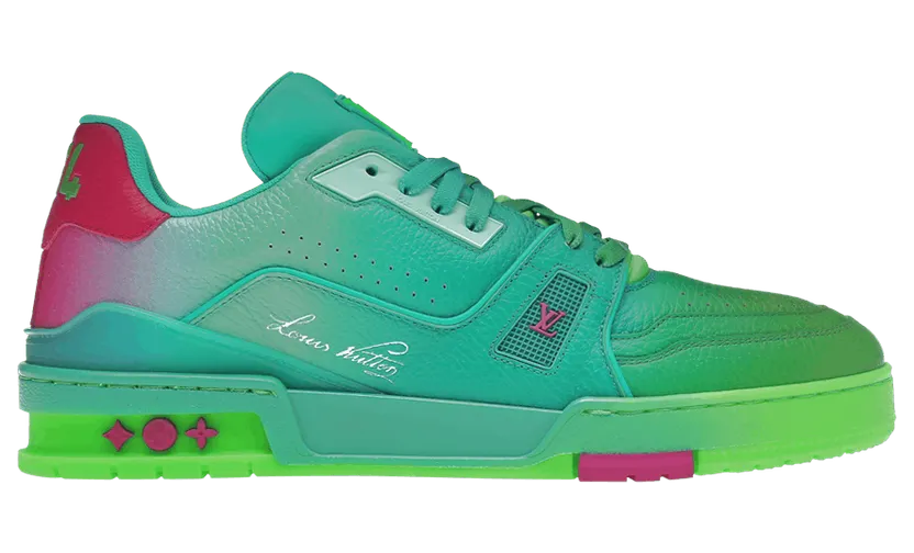 Louis Vuitton Trainer Green Ombre (1A9TRU)