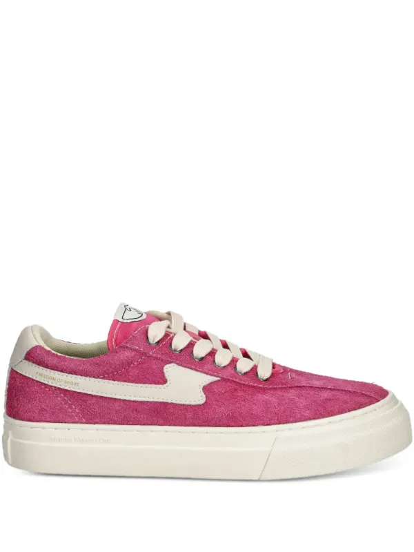 Stepney Workers Club Dellow suède low-top – Pink (YA25335)