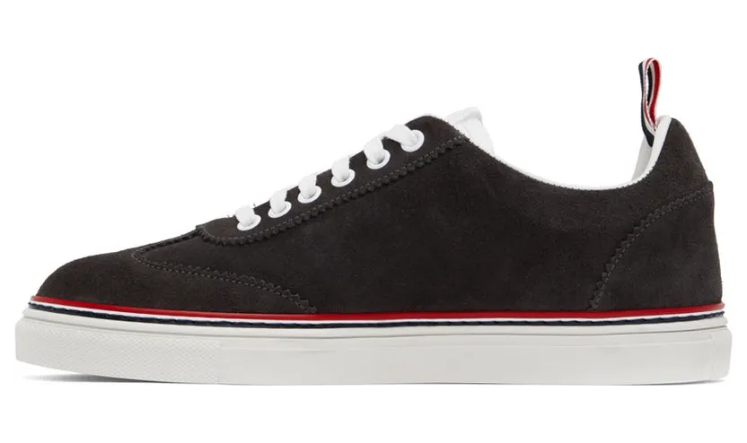 Thom Browne Gray Field Low-Top Sneakers (MFD242A-03050) (3)