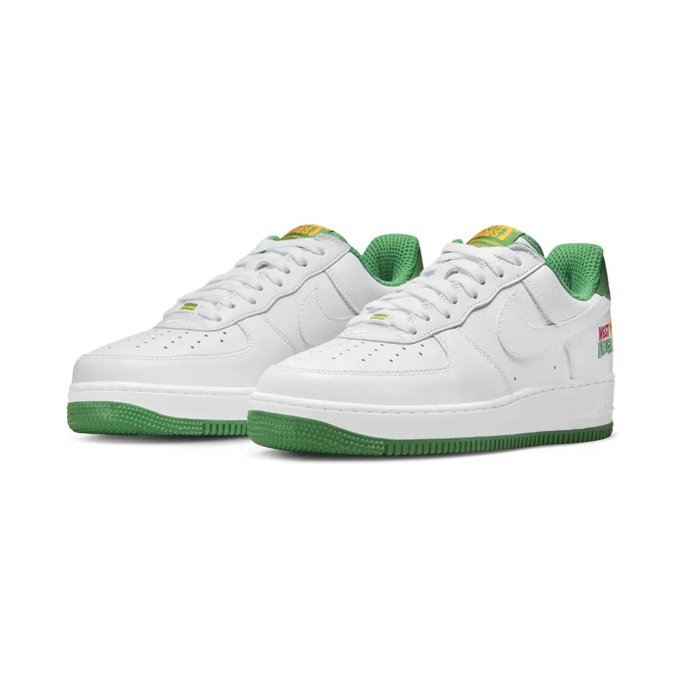 Nike Air Force 1 Low “White/White/Classic Green” (DX1156-100)