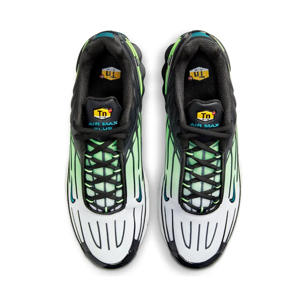 Nike Air Max Plus 3 Black “Off-Noir / Lime Glow / White / Aquamarine” (DM2835-001)