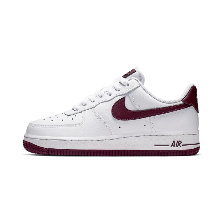 Nike Air Force 1 Low Patent White Bordeaux (W) “White / Bordeaux” (AH0287-105)