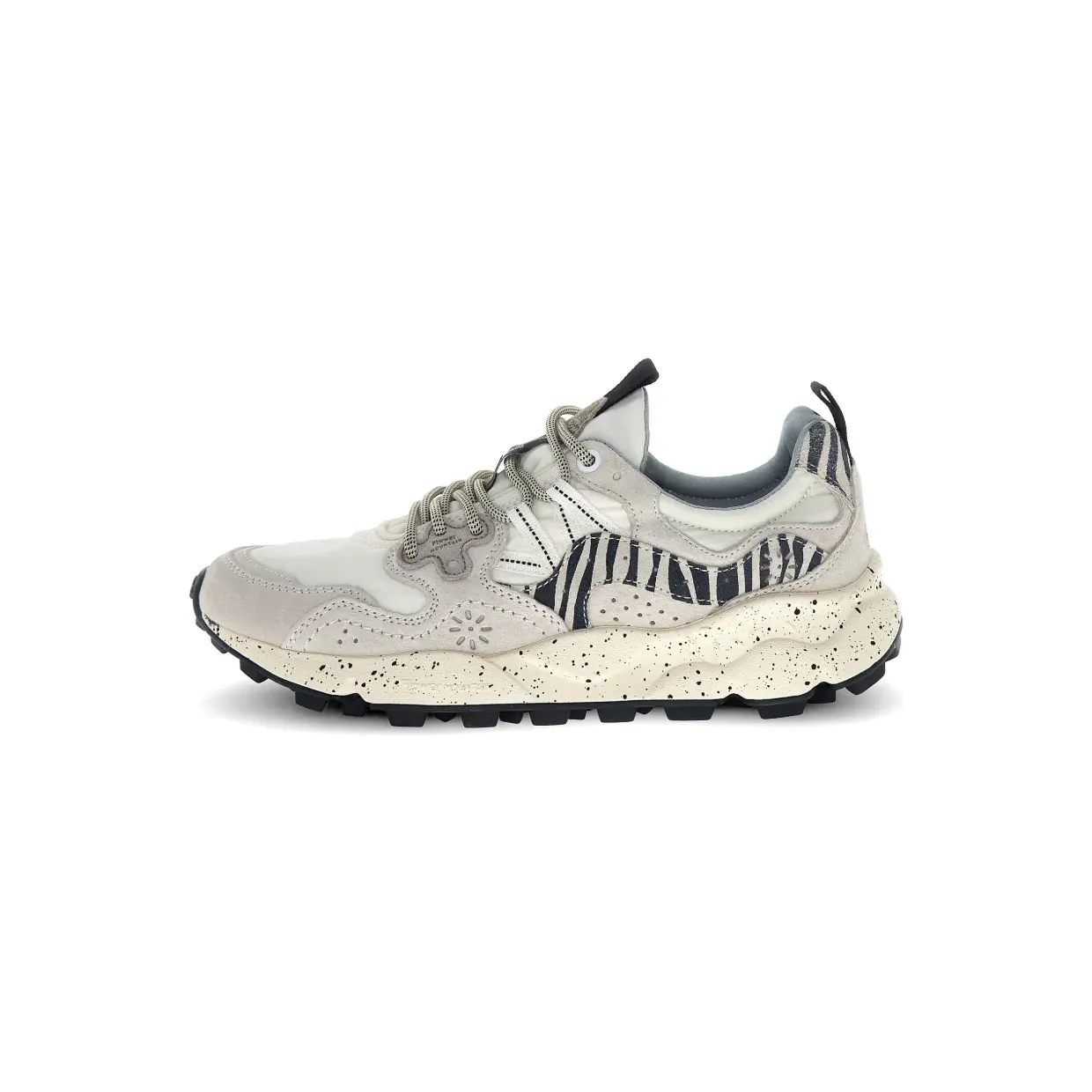 FLOWER MOUNTAIN Yamano 3 Uni sneakers met zebraprint – Beige (1201781863)