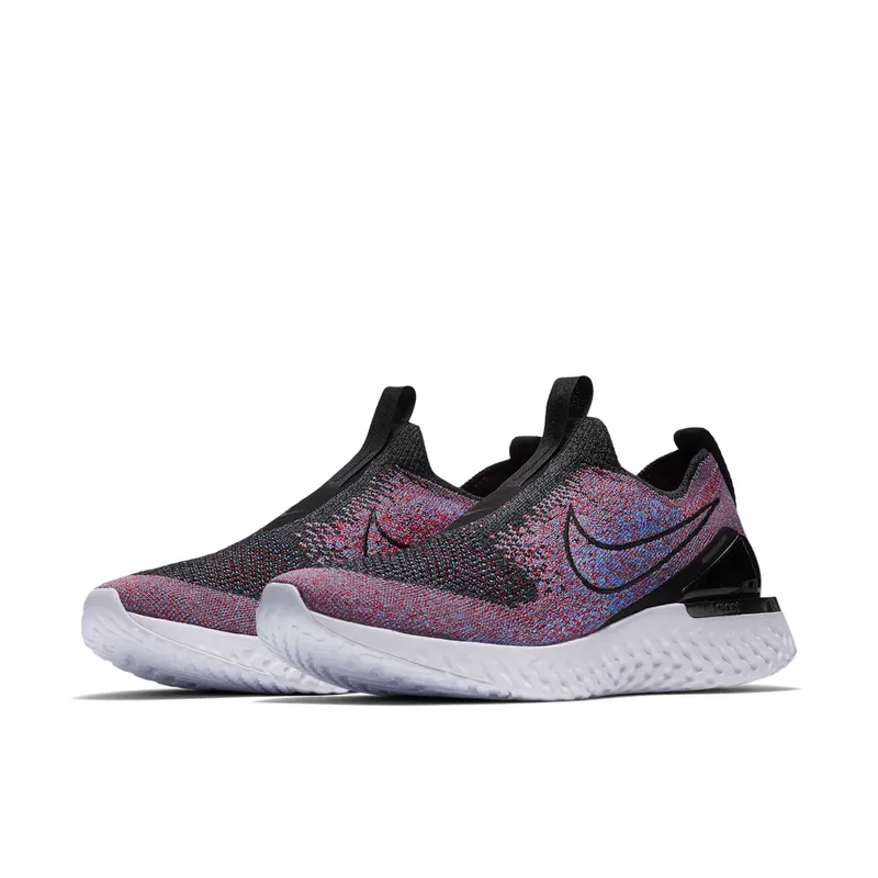 Nike Epic Phantom React Flyknit Black University Red Hyper Jade (W) Black/Black-University Red-Hyper Jade-Sapphire (BV0415-002)