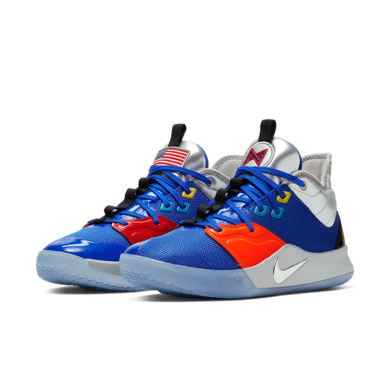 Nike PG 3 NASA Apollo 14 Royal/Silver-Orange-Red (CI2666-400)