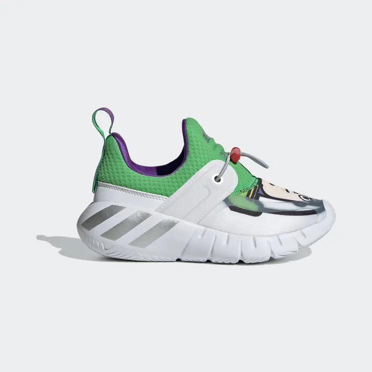 adidas x Disney Pixar Buzz Lightyear Rapidazen Slip-On Cloud White / Semi Solar Lime / Active Purple (GZ0633)