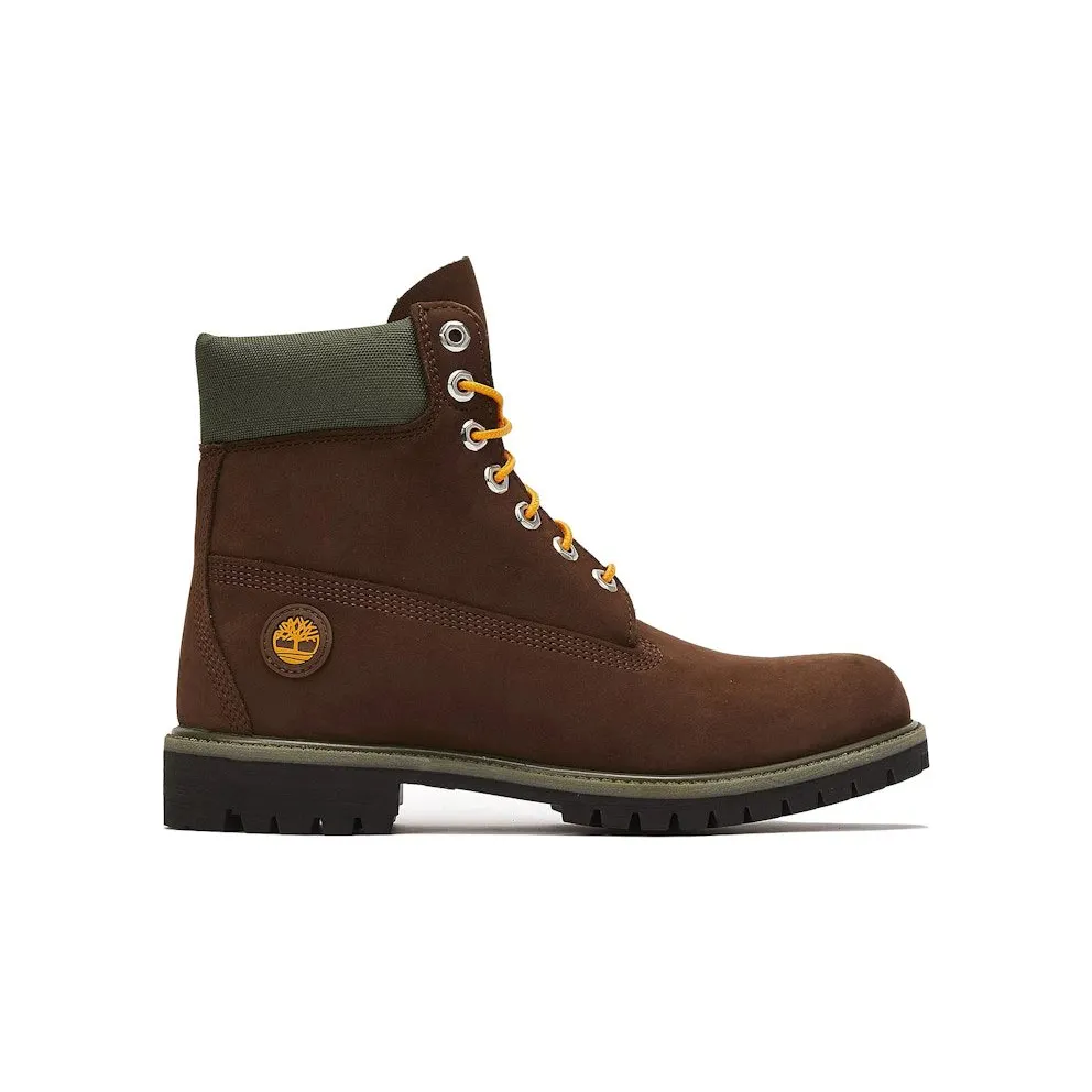 Timberland 6″ Premium Waterproof Boot Dark Brown Green (TB0A2CX8-931)