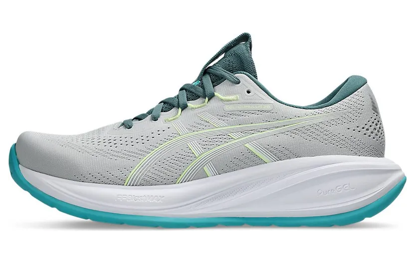 ASICS GEL-CUMULUS 28 “Cloud Grey / Energy Aqua” (1011C143-021)
