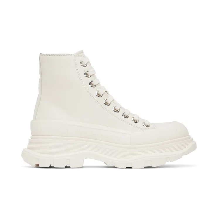 Alexander McQueen Off-White Tread Slick 7906 Hawthorn/Silver (702041WHZ62)