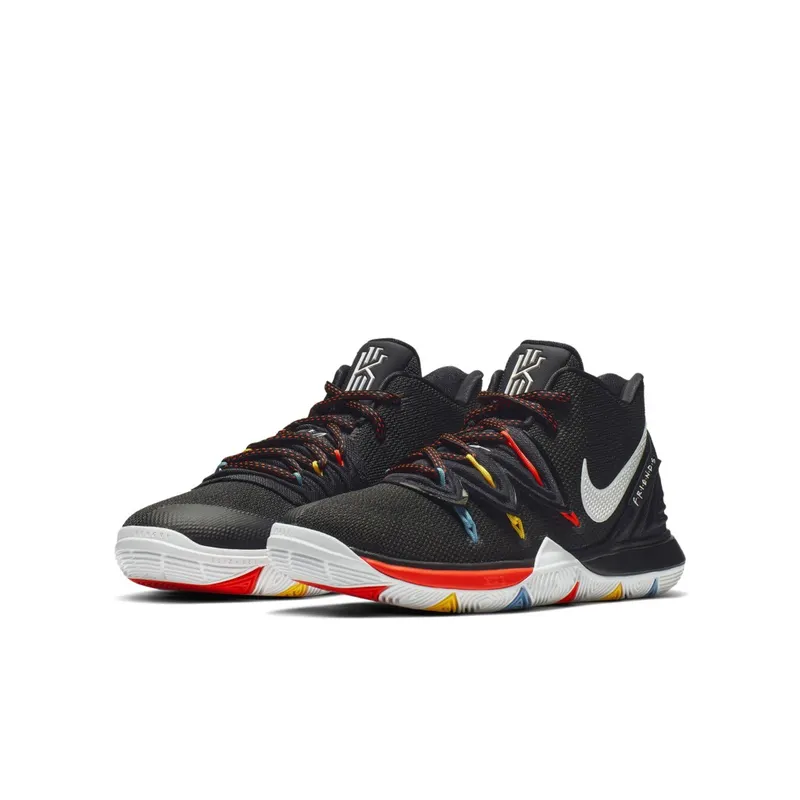 Nike Kyrie 5 Friends (GS) Black/White-Bright Crimson (AQ2456-006)