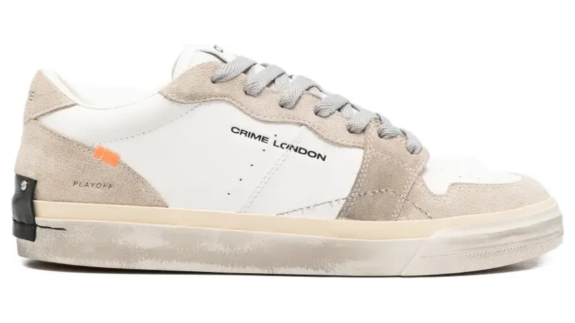 Crime London Sneakers mit Einsätzen – Weiß (19504PP8)