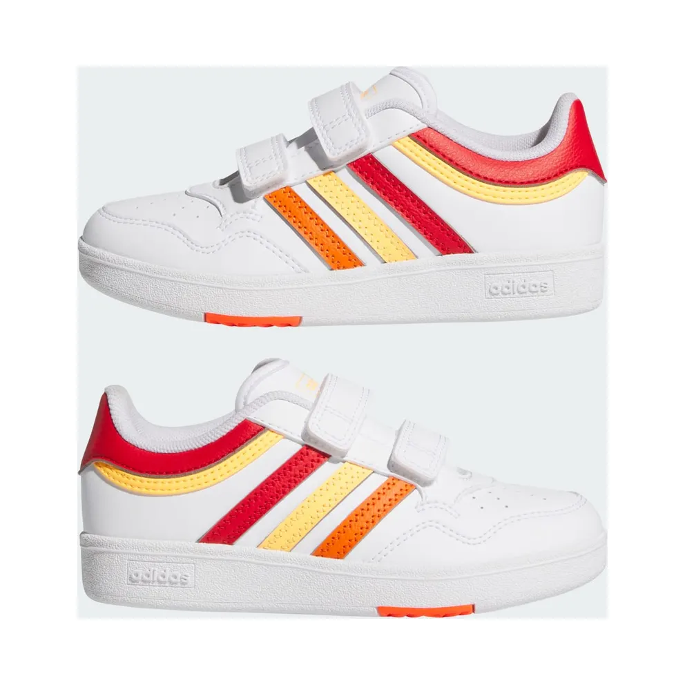 Adidas Hoops 4.0 Cloud White / Better Scarlet / Flash Orange (JQ7866)