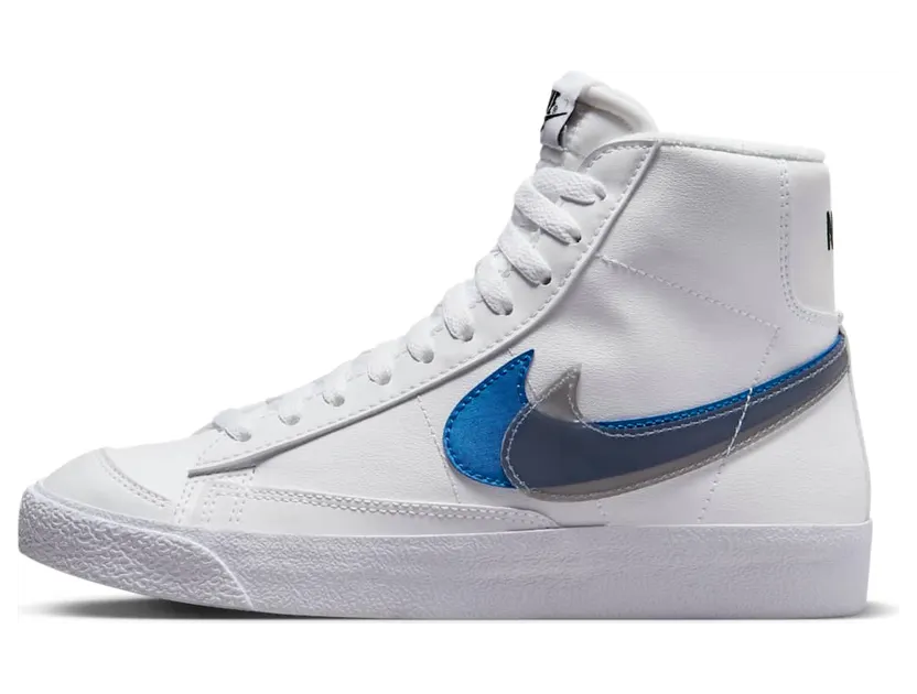 Nike Blazer Mid Next Nature Double Swoosh White Hyper Royal (FD0690-100)