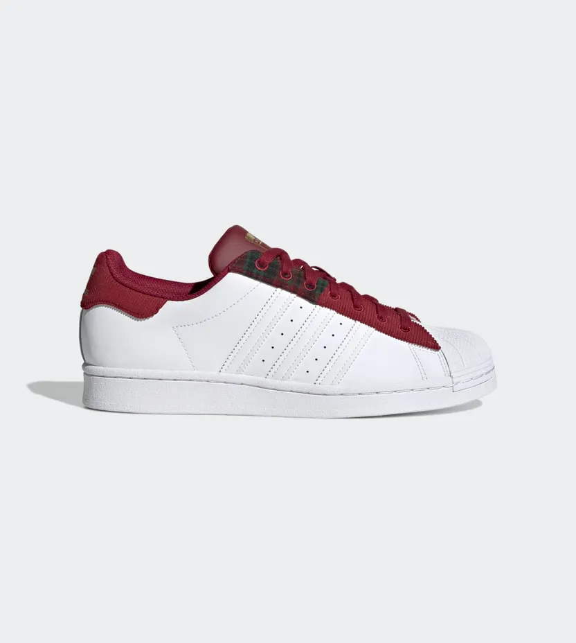 adidas Superstar Collegiate Burgundy / Cloud White / Gold Metallic (H00211)