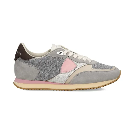 Philippe Model Paris Blville met glitter en vlakken “Grey” (BVLDGR04)