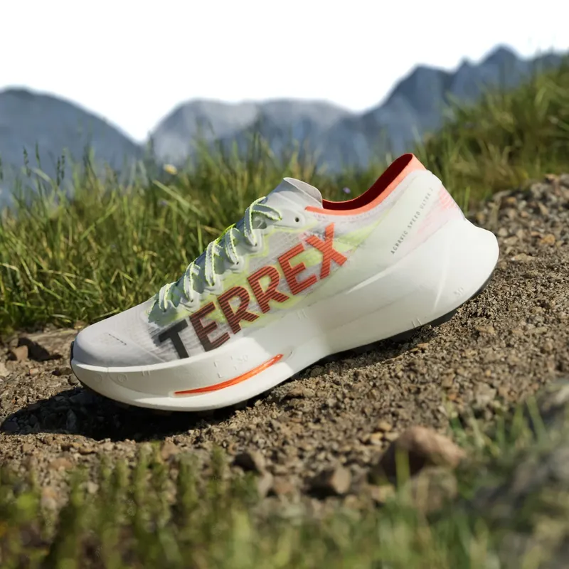 Adidas AGRAVIC SPEED ULTRA 2 – Mannen Cloud White / Core Black / Semi Impact Orange (JS3534)