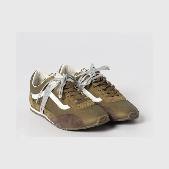 Vans Premium Super Lowpro Nylon and Suede Sneakers Green (VN000EHQOLV1)