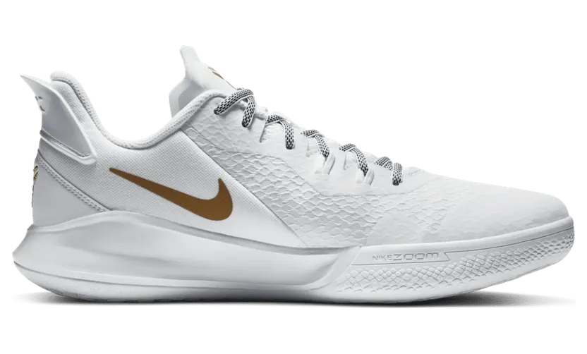 Nike Mamba Fury White Metallic Gold