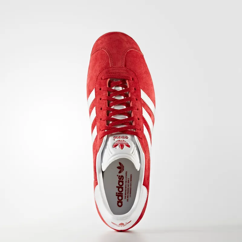 Adidas Gazelle Power Red / White / Gold Metallic (BB5486)