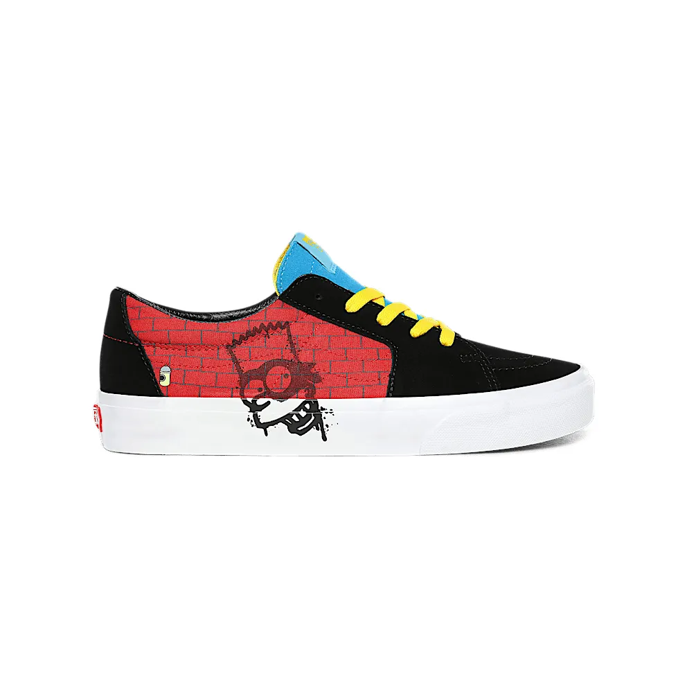 Vans The Simpsons x Sk8-Low ‘El Barto’ Red/Black (VN0A4UUK17A)