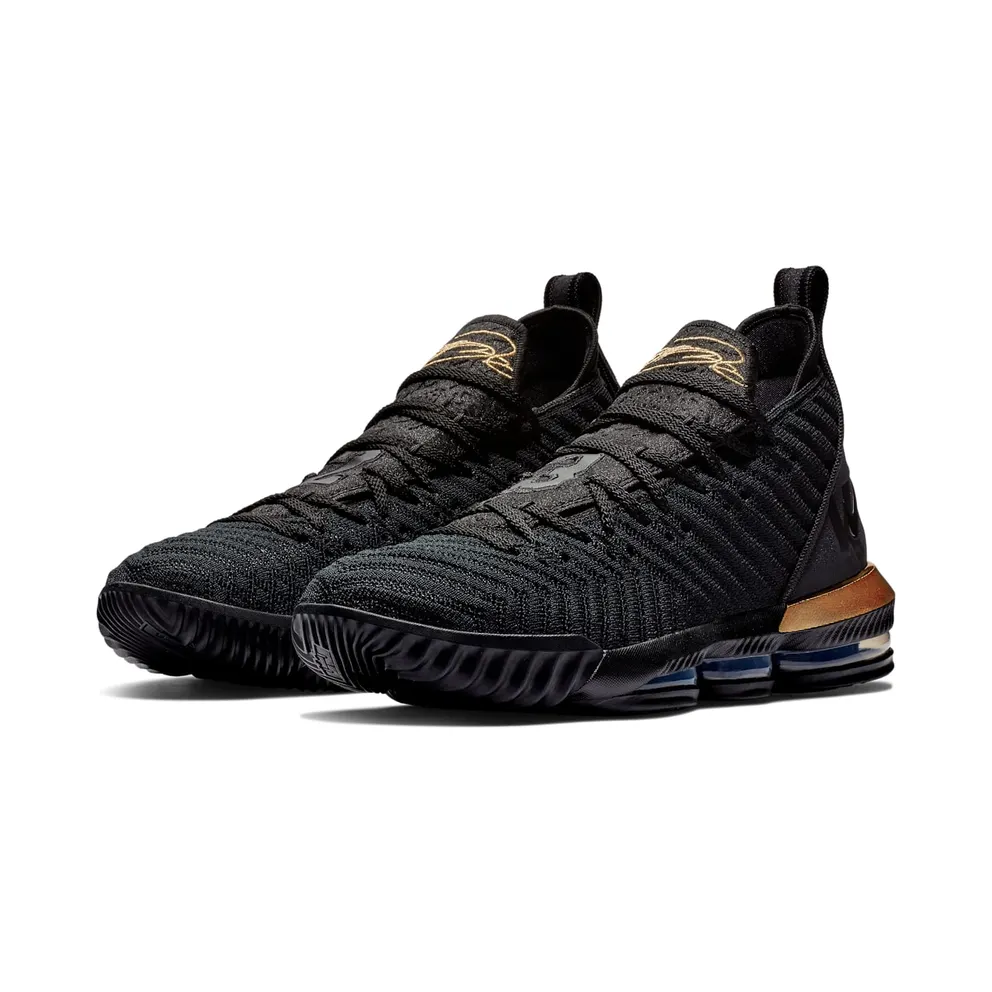Nike LeBron 16 I’m King Black/Metallic Gold (BQ5969-007)