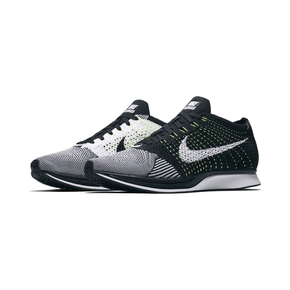 Nike Flyknit Racer Orca Black White Volt (526628-011)