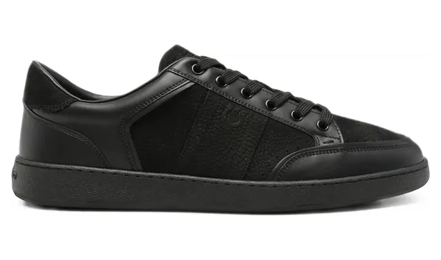 Ferragamo Gancini Panelled Leather “Black” (02B081 0798331 M NERO)