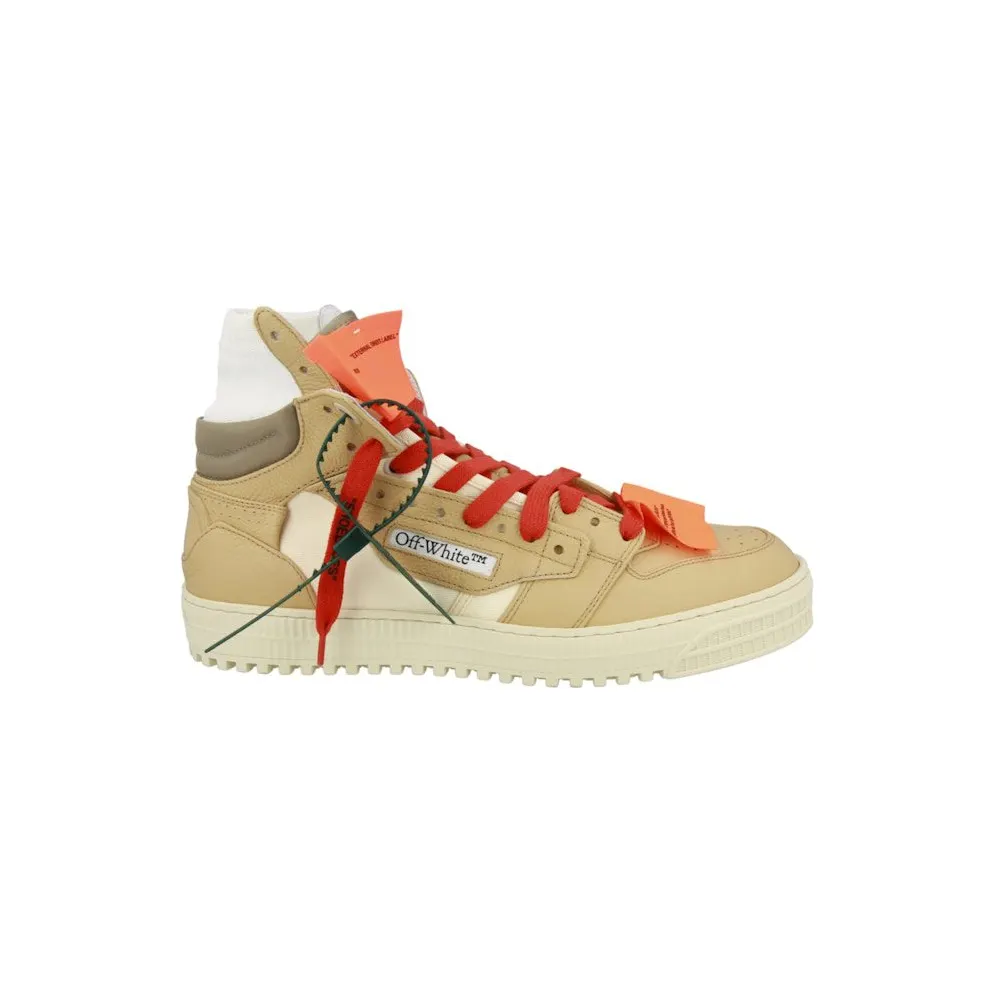 OFF-WHITE 3.0 Off Court High-Top Latte Beige (OMIA065S22LEA0030461)
