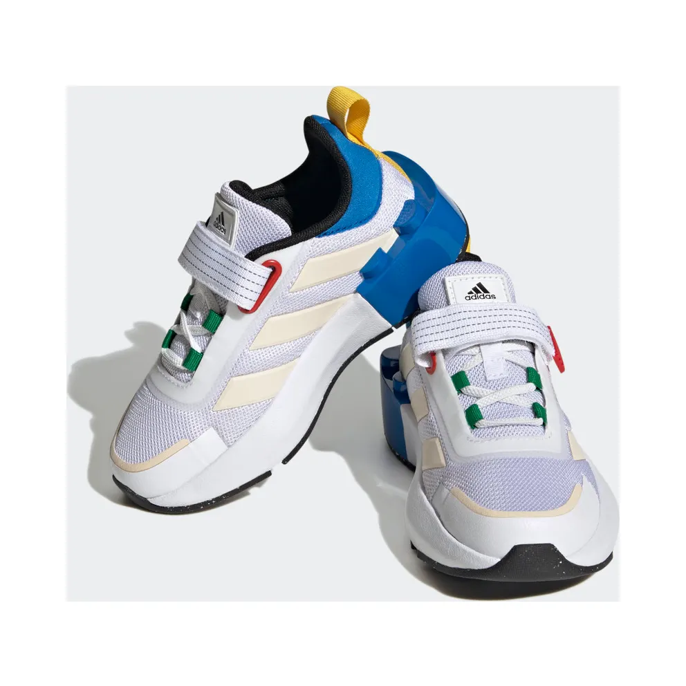 Adidas adidas x LEGO® Tech RNR Lifestyle Elastic Lace and Top Strap Cloud White / Wonder White / Shock Blue (HP5878)