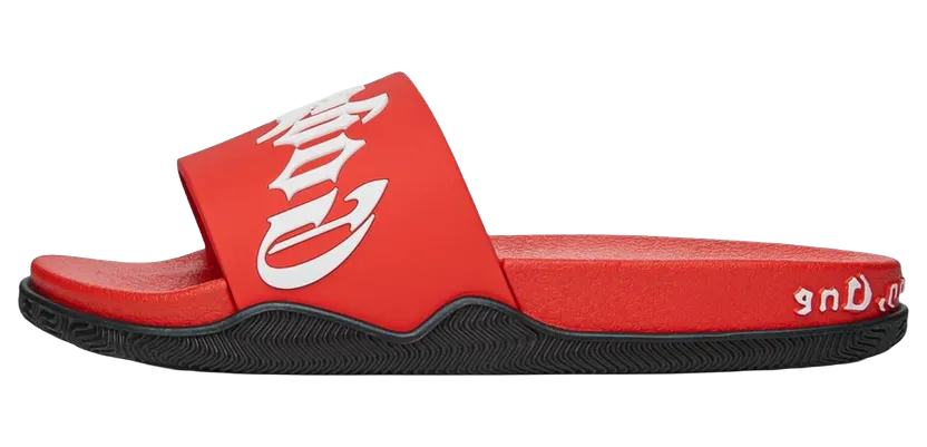 Godspeed New York OG Logo Slides V2 “Red” (GS584)