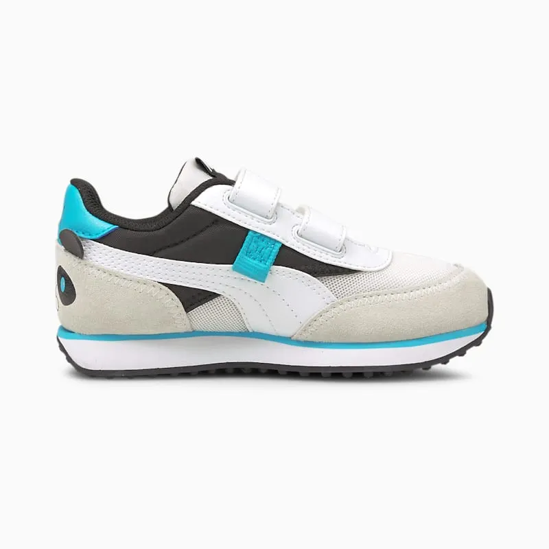 Puma Future Rider Animals V Kids White/Black (368741-02)