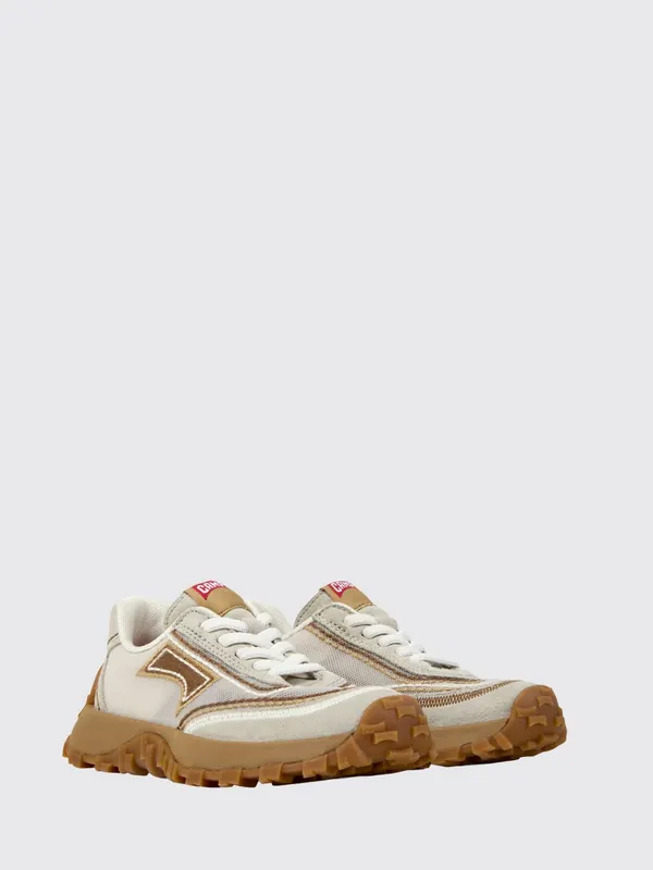 Camper Twins Recycled Polyester and Suede Beige (K800685-002TWINS0)