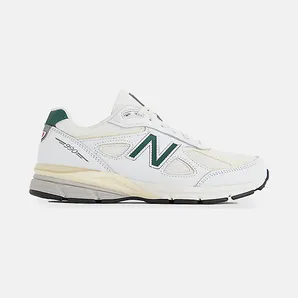 New Balance 990V4 “Made in the USA – White / Green” (U990TC4)