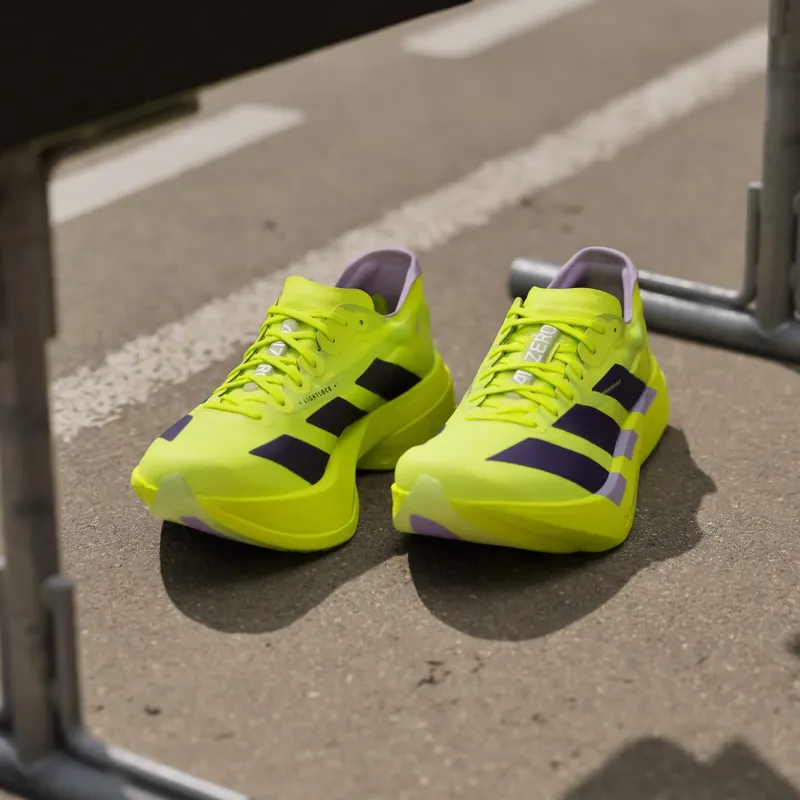 Adidas Adizero Adios Pro 4 Solar Yellow / Aurora Plum / Powder Plum (JP6623)