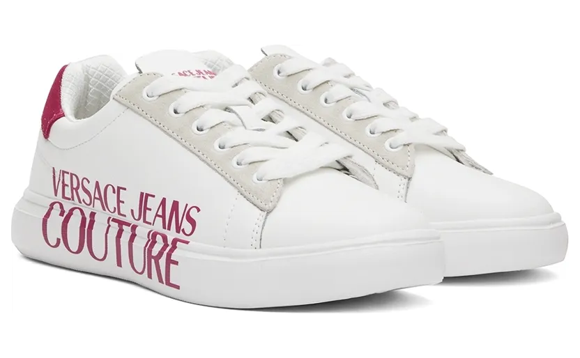 Versace Jeans Couture White Logo Light Sneakers (E72VA3SG2EZP080) (4)