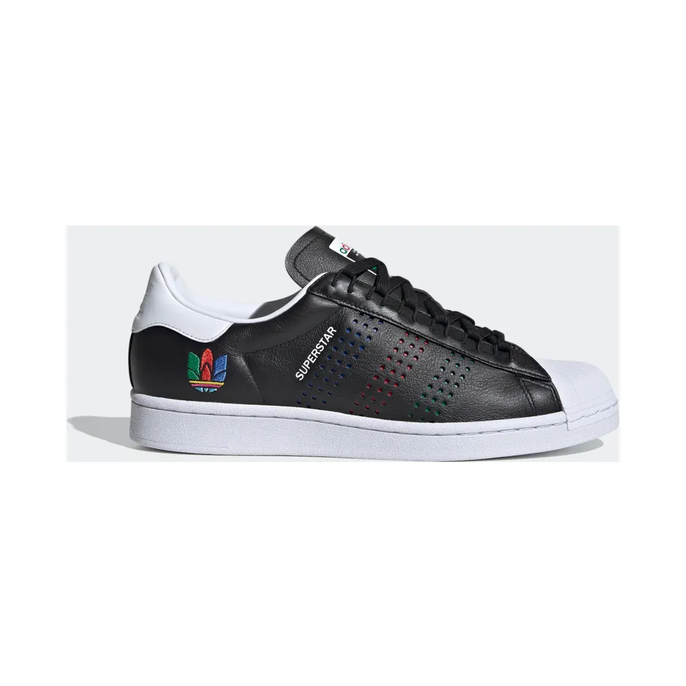 Adidas Superstar Core Black / Green / Cloud White (FW5387)
