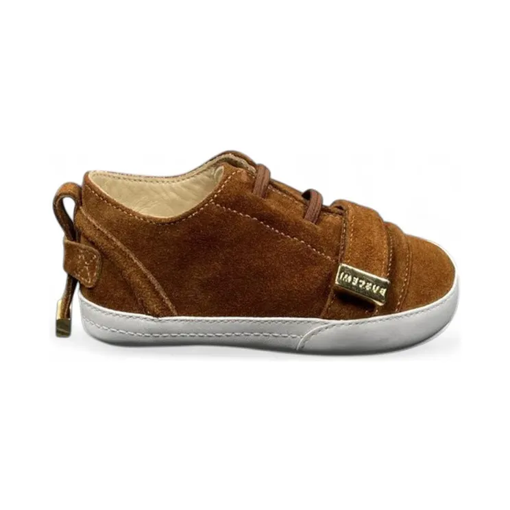 Buscemi 50MM Low Strap Ippocastano Brown Suede (Baby) (1050BBY19-IPS)