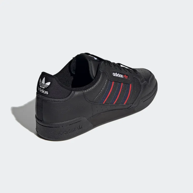 Adidas Continental 80 Stripes Core Black / Collegiate Navy / Vivid Red (FX5091)
