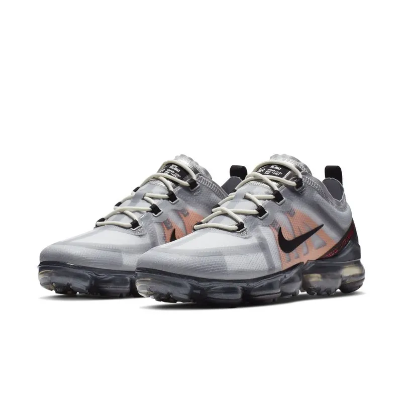 Nike Air VaporMax 2019 Wolf Grey Wolf Grey Pure Platinum Fuel Orange Black (AR6631-006)