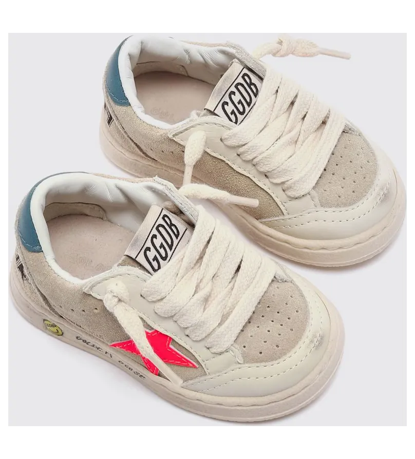 Golden goose Ball Star Used Suede Sneakers Beige (GJF00439F00805015863)