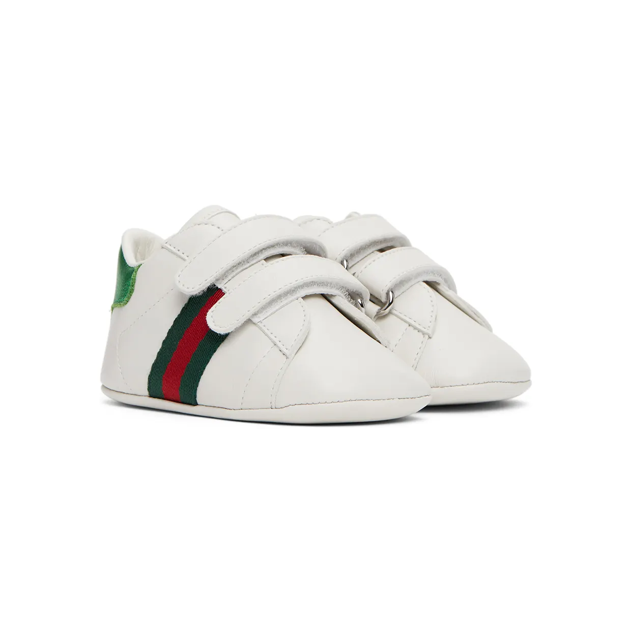 Gucci Baby White Ace Pre-Walker Sneakers (500852 BKPT0) (4)