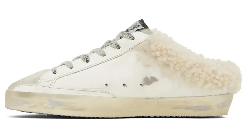 Golden Goose SSENSE Exclusive White Superstar Sabot Sneakers (GWF00110.F003351.81811) (3)