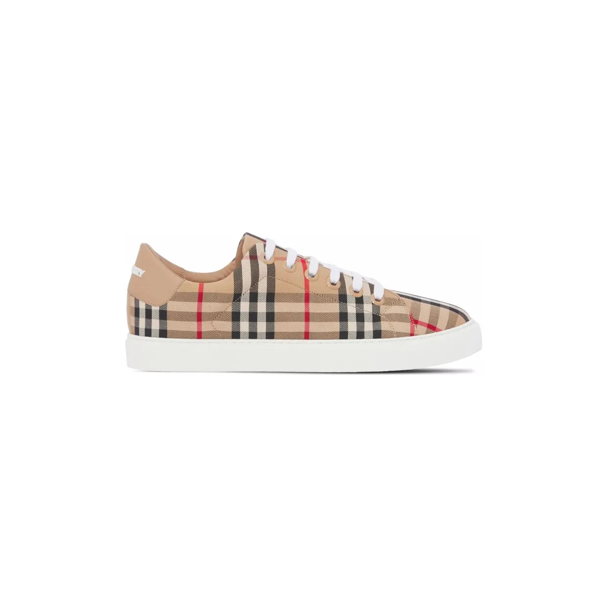 Burberry Check and Leather “Neutrals/Black” (8049777 LF TRN NEW A7026)
