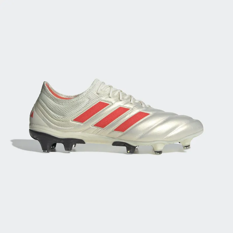 adidas Copa 19.1 Firm Ground Cleat Off White Solar Red Off White/Solar Red/Core Black (BB9185)