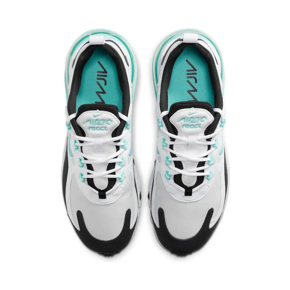 Nike Air Max 270 React Photon Dust Aurora Green Black (W) Photon Dust/Aurora Green-White-Black (CJ0619-001)